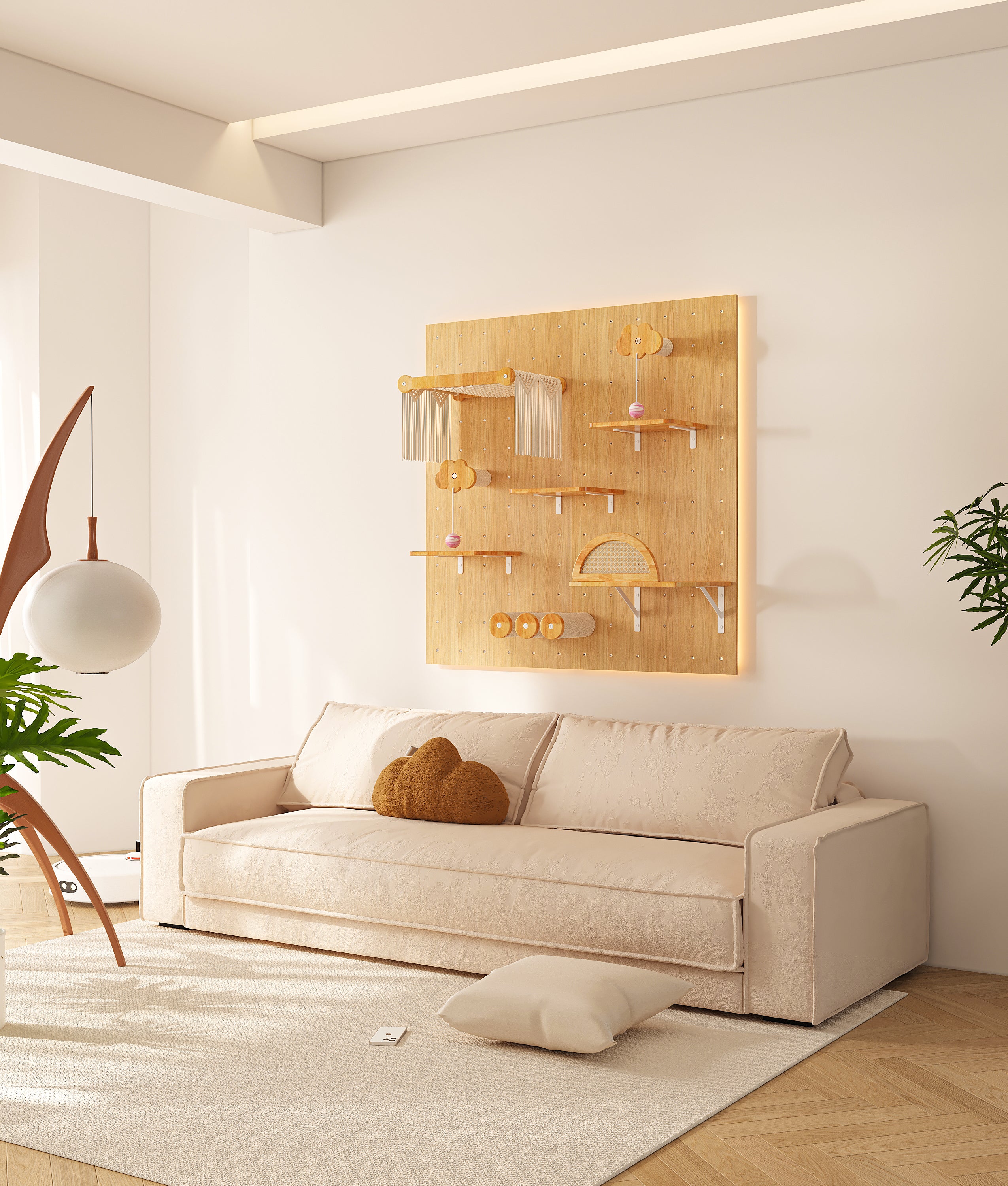 Tudor Cat Wall Castle