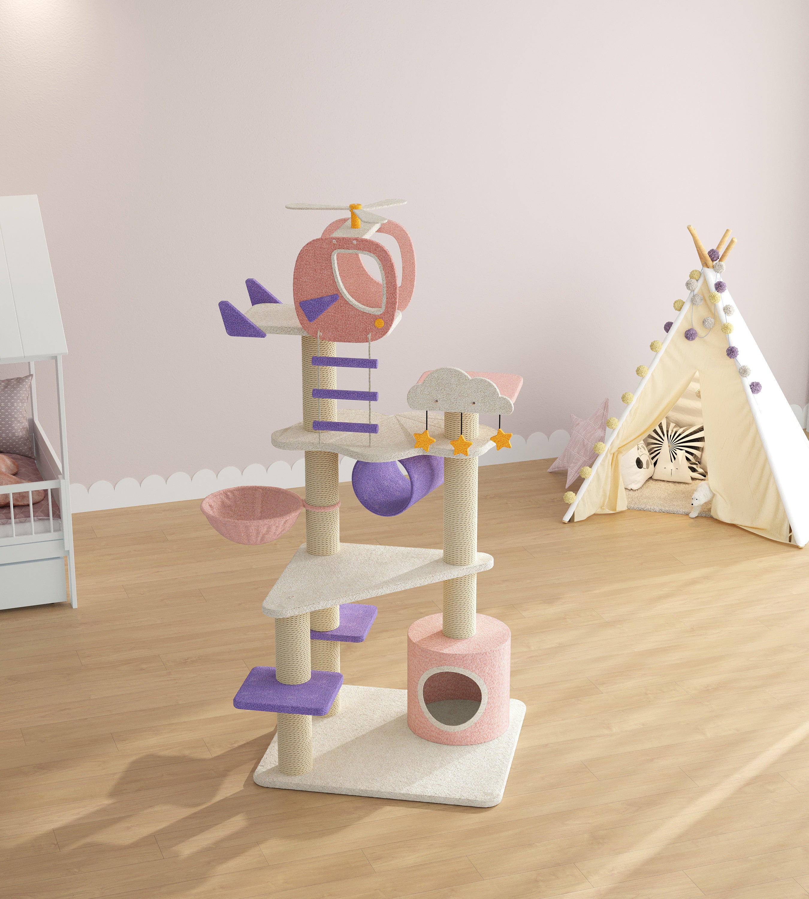 Air-Force Won Cat Tree