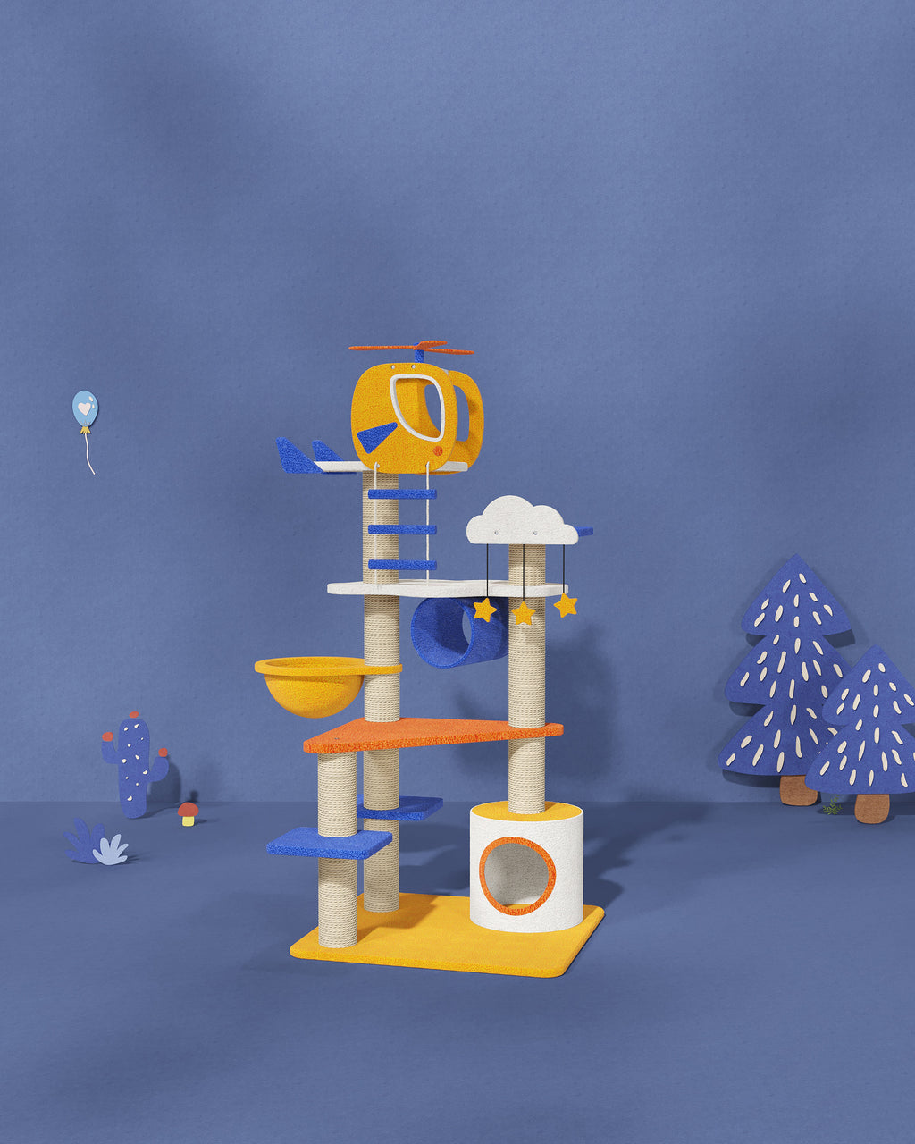 Air-Force Won Cat Tree