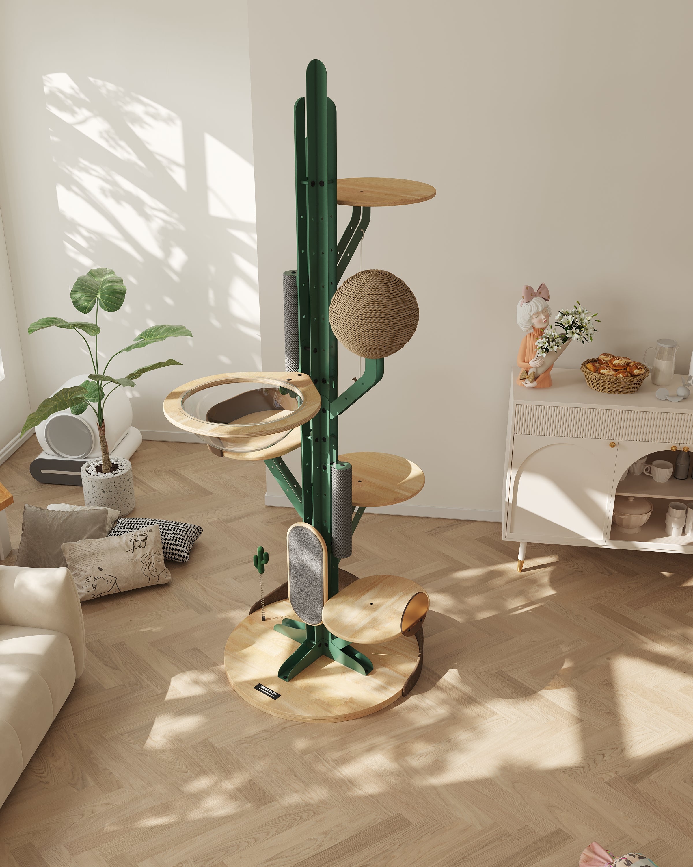 Cactahara Cat Tree and Scratcher