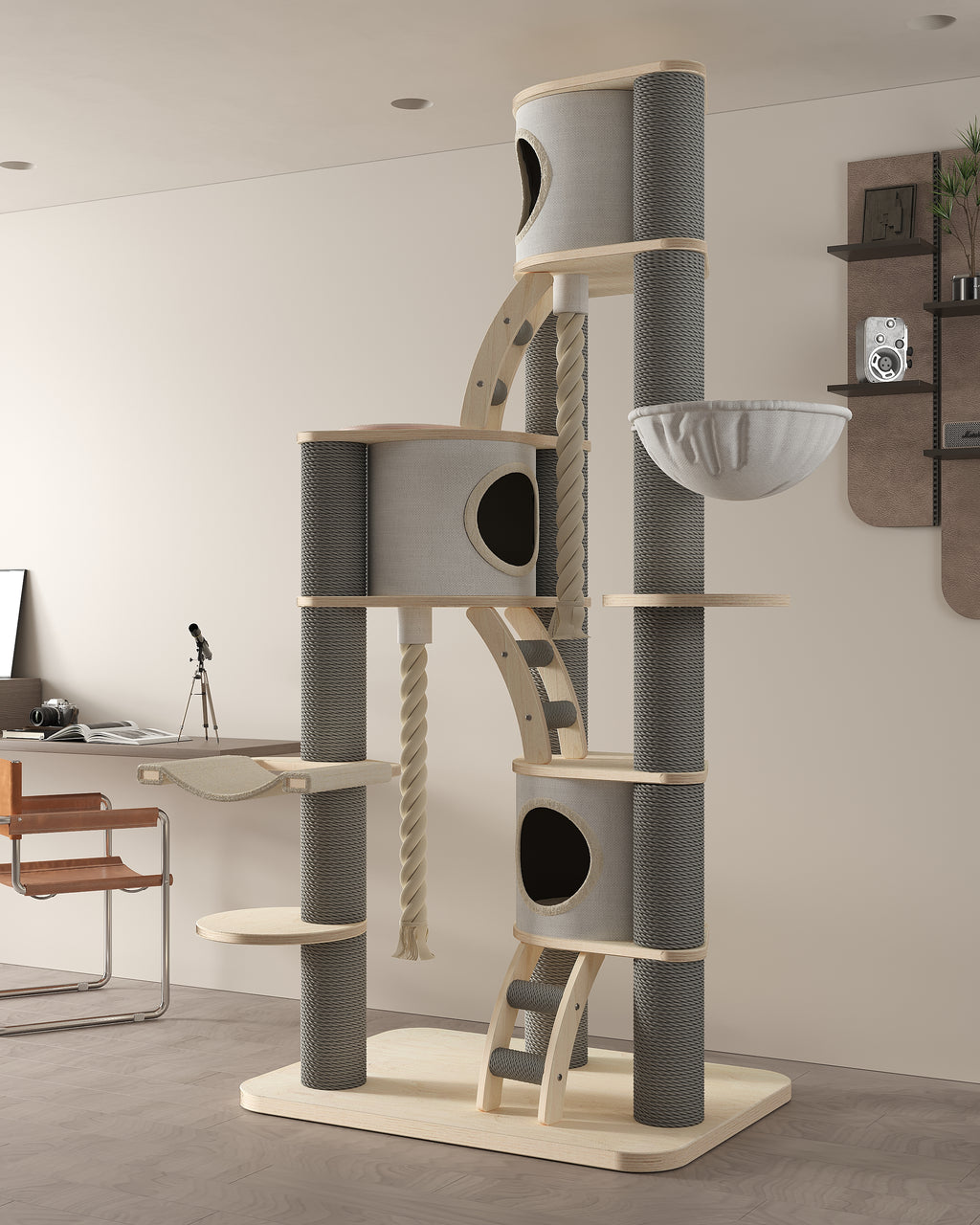 Modern Cat Tree and Playground