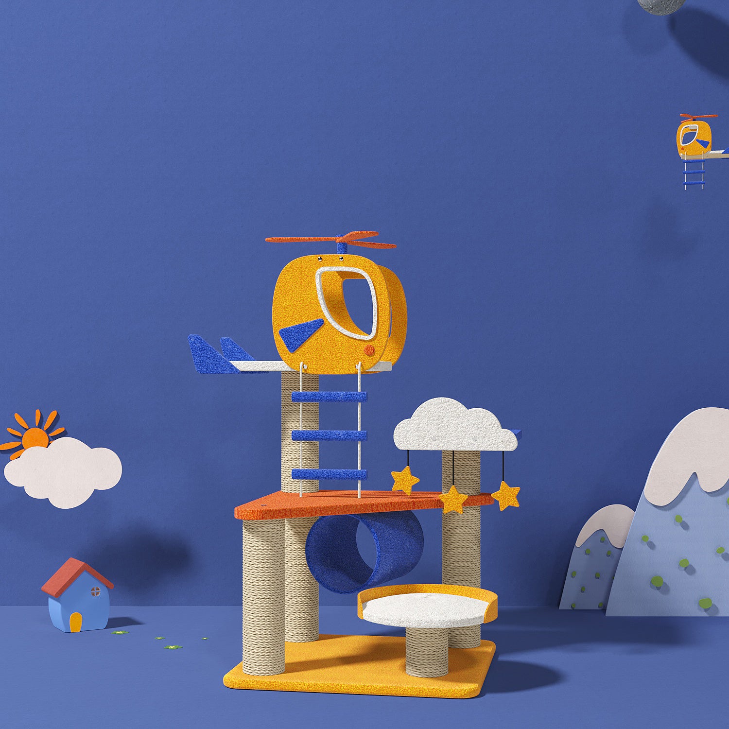 Air-Force Won Cat Tree