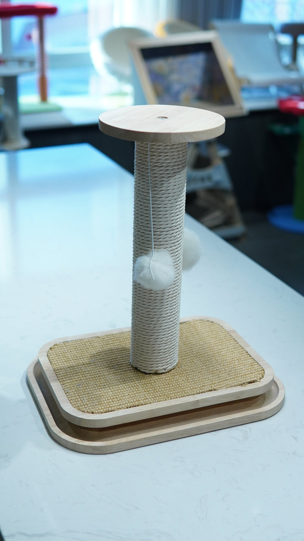 Spool & Play Cat Scratcher - side view