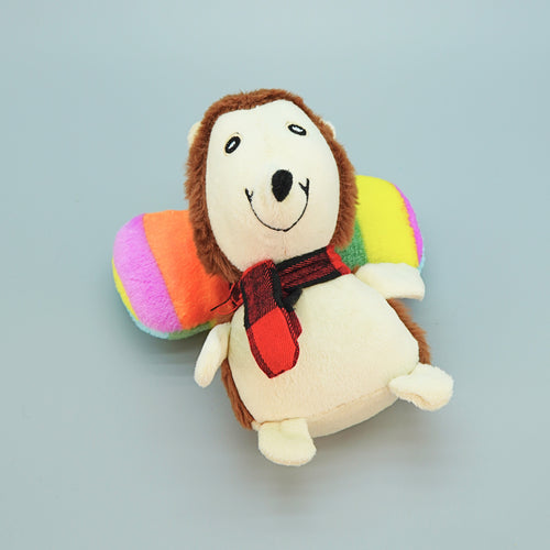 Hedgehog Plush Squeaky Dog Toy