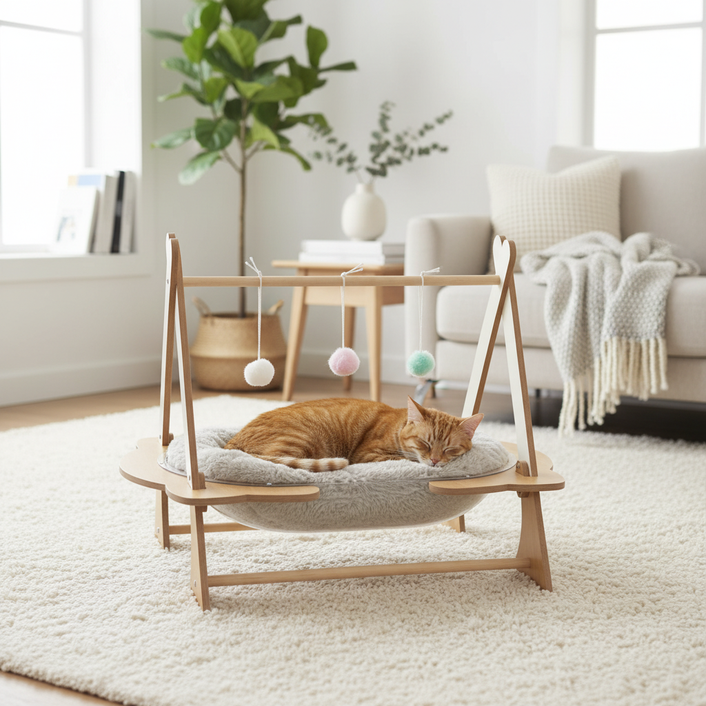 Cat Cradle Bed - Lifestyle