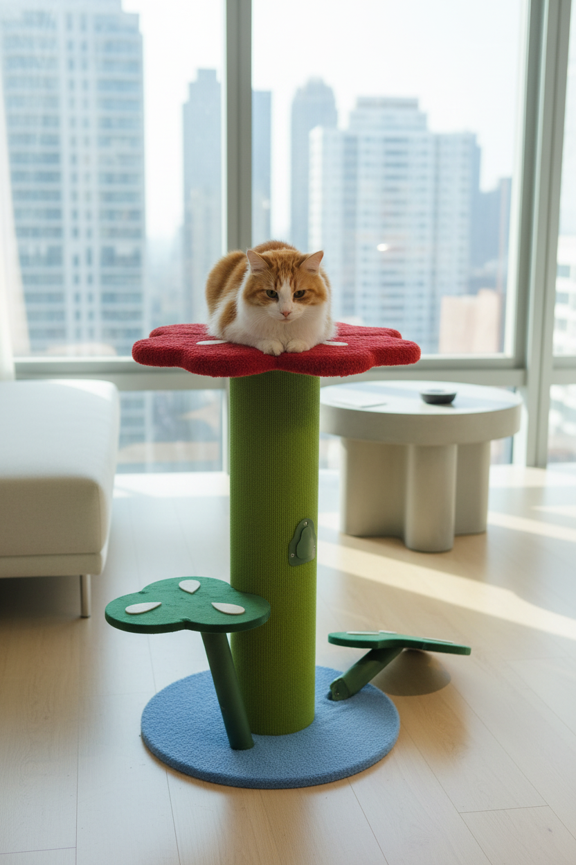 City Apartment with Cat