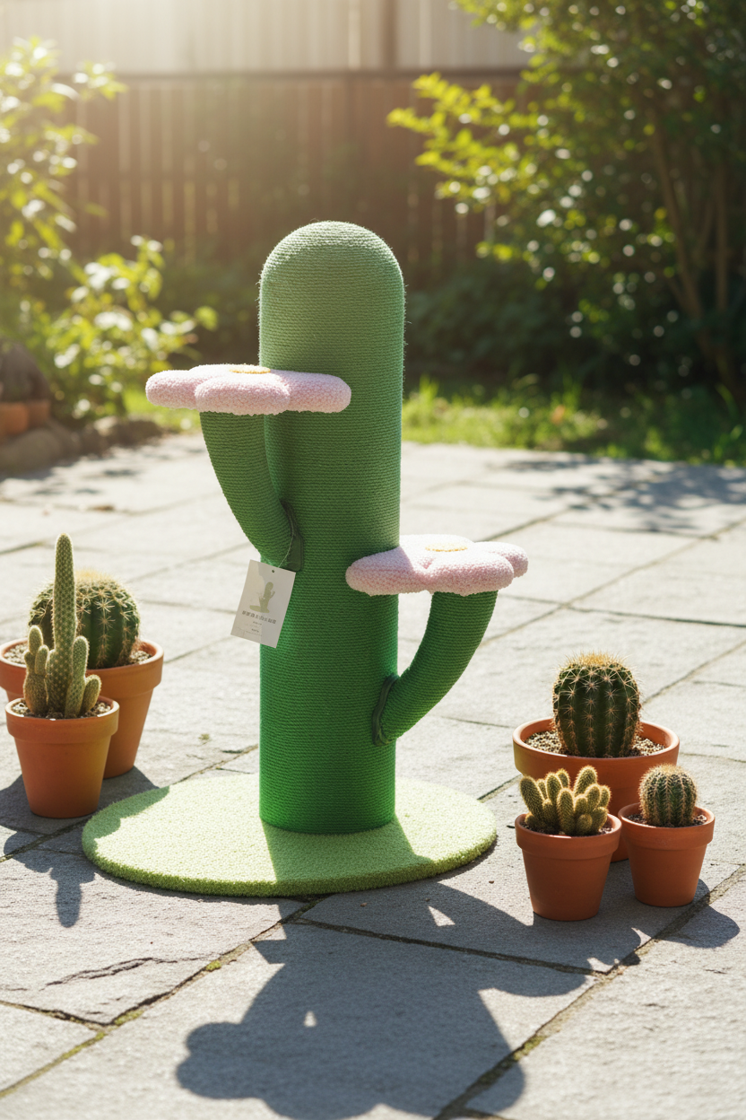 Garden Patio with Cacti