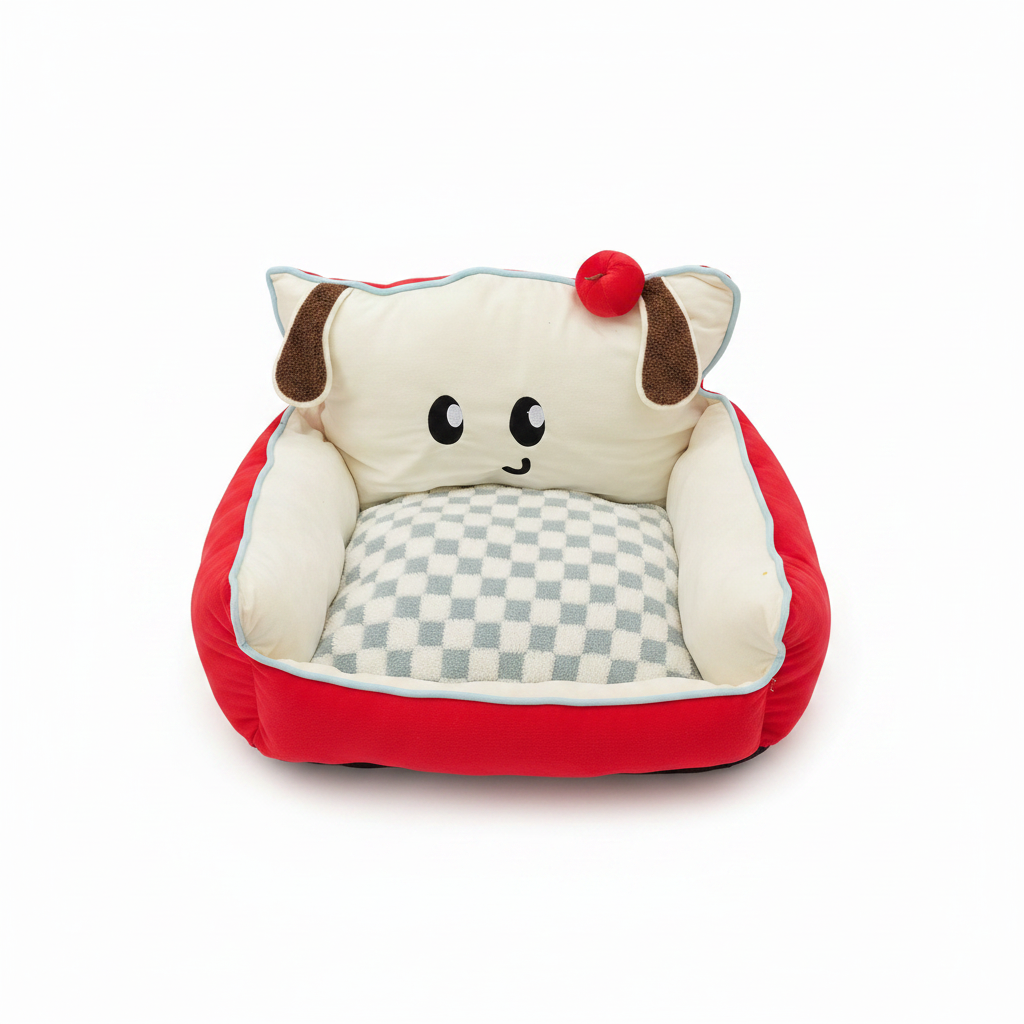 Pawstraight Puppy Sofa Pet Bed - top-down view