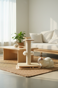 Spool & Play Cat Scratcher - Japandi living room lifestyle