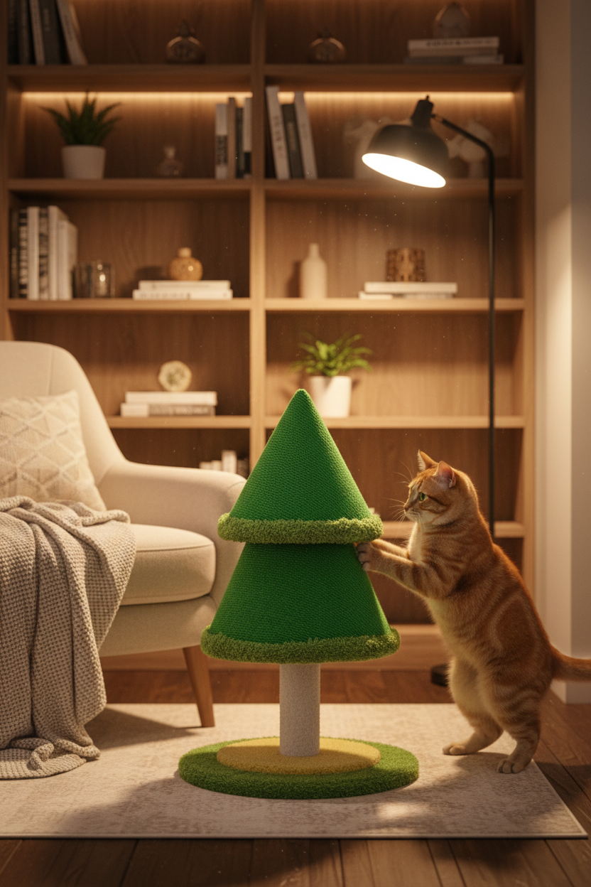 Reading Nook with Cat